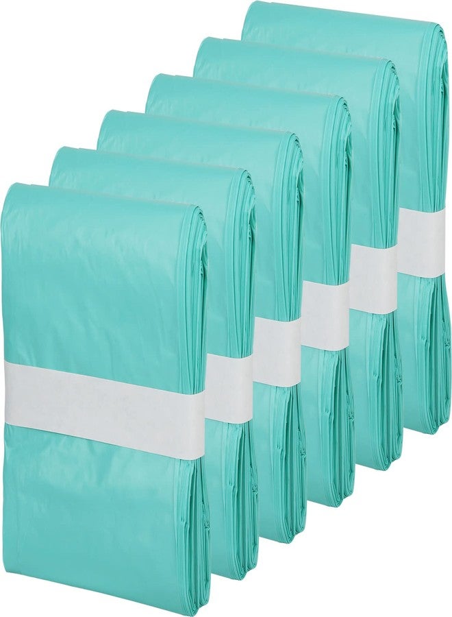 Lisyee 6 Count Cat Litter Pail Liner Refills - Bags Compatible with Litter Champ Pail, Green, Lightly Scented - Image 1